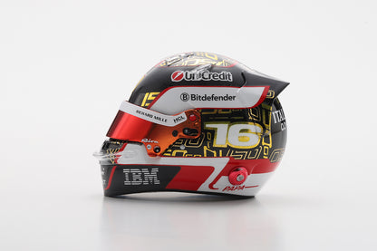 Charles Leclerc F1 Abu Dhabi GP 2025 Helmet 1:5 Scale Resin Replica – Looksmart