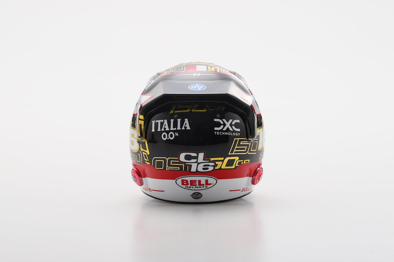 Charles Leclerc F1 Abu Dhabi GP 2025 Helmet 1:5 Scale Resin Replica – Looksmart