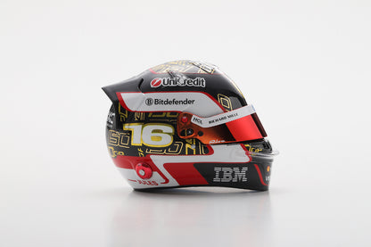 Charles Leclerc F1 Abu Dhabi GP 2025 Helmet 1:5 Scale Resin Replica – Looksmart