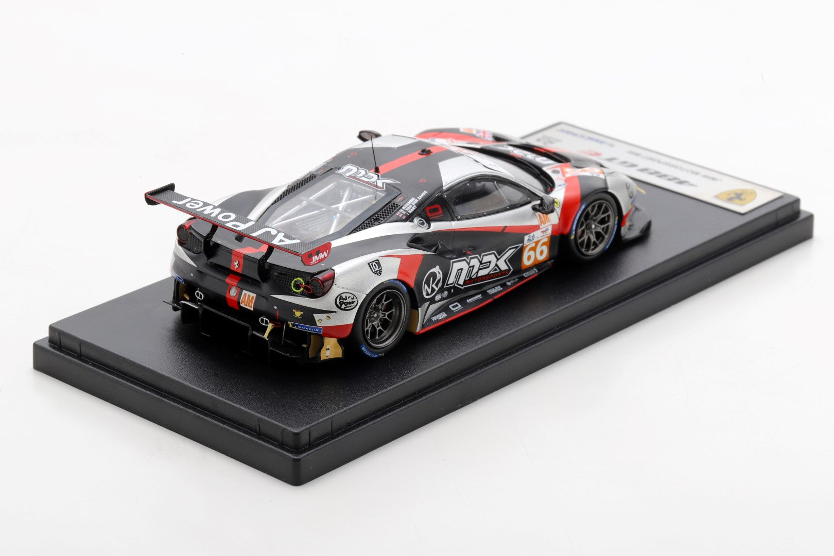 Ferrari 488 GTE EVO #66 JMW Motorsport 24H Le Mans 2022 v.d.Zande/Kvamme/Hart 1:43 Scale Looksmart Resin Model Car