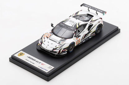 Ferrari 488 GTE EVO #80 Iron Lynx 24H Le Mans 2022 Cressoni/Fisichella/Heistand 1:43 Scale Looksmart Resin Model Car