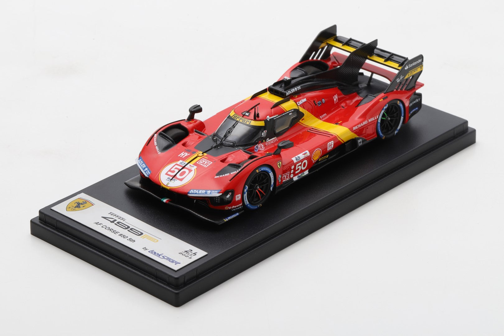 Ferrari 499P #50 Ferrari AF Corse 5th 24H Le Mans 2023 Fuoco/Molina/Nielsen 1:43 Scale Looksmart Resin Model Car