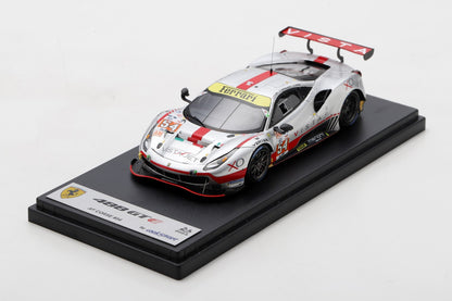Ferrari 488 GTE EVO #54 AF Corse 24H Le Mans 2023 Flohr/Castellacci/Rigon 1:43 Scale Looksmart Resin Model Car