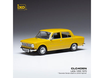 Lada 1200 Yellow 1970 1:43 Scale IXO Diecast Model Car-IXO-Diecast Model Centre