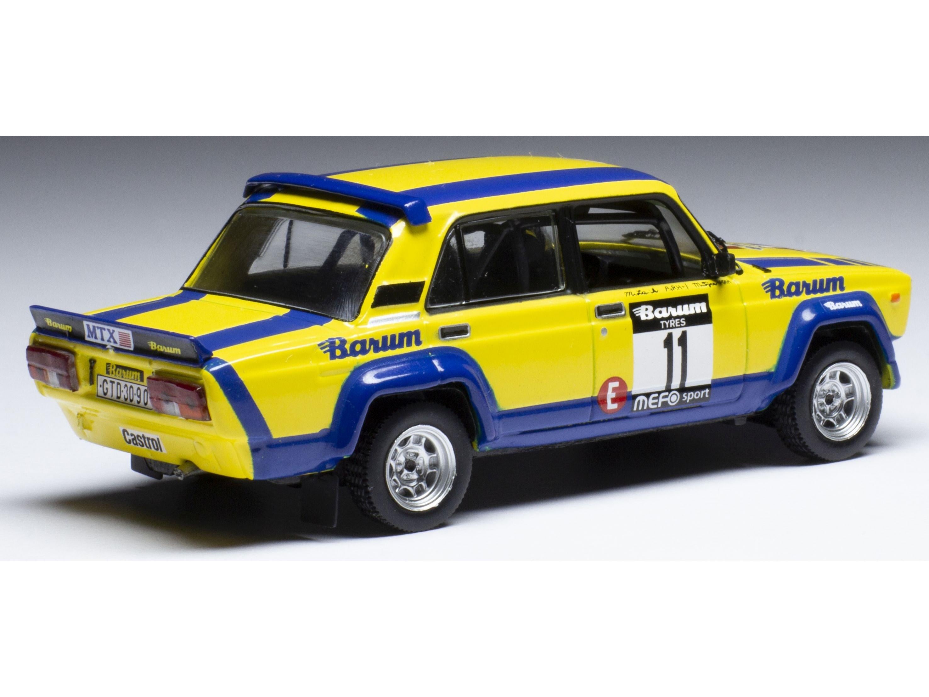 Lada 2105 VFTS #11 Barum Team Valasskaa Zima 1984 Lank/Milos 1:43 Scale IXO Diecast Model Car-IXO-Diecast Model Centre