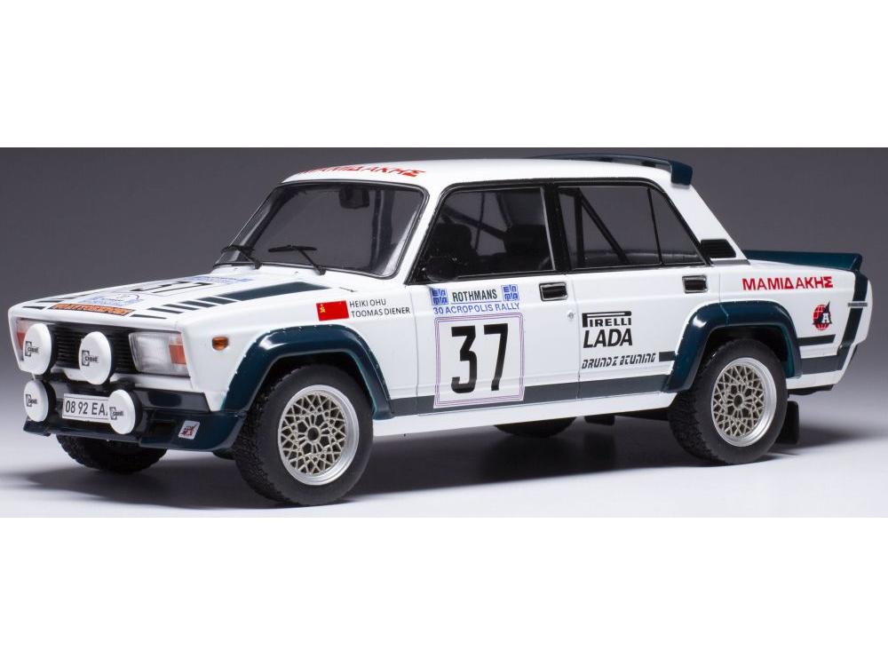Lada 2105 VFTS #37 H.Ohu/T.Diener Rally Acropolis 1983 1:18 Scale Diecast Model-IXO-Diecast Model Centre
