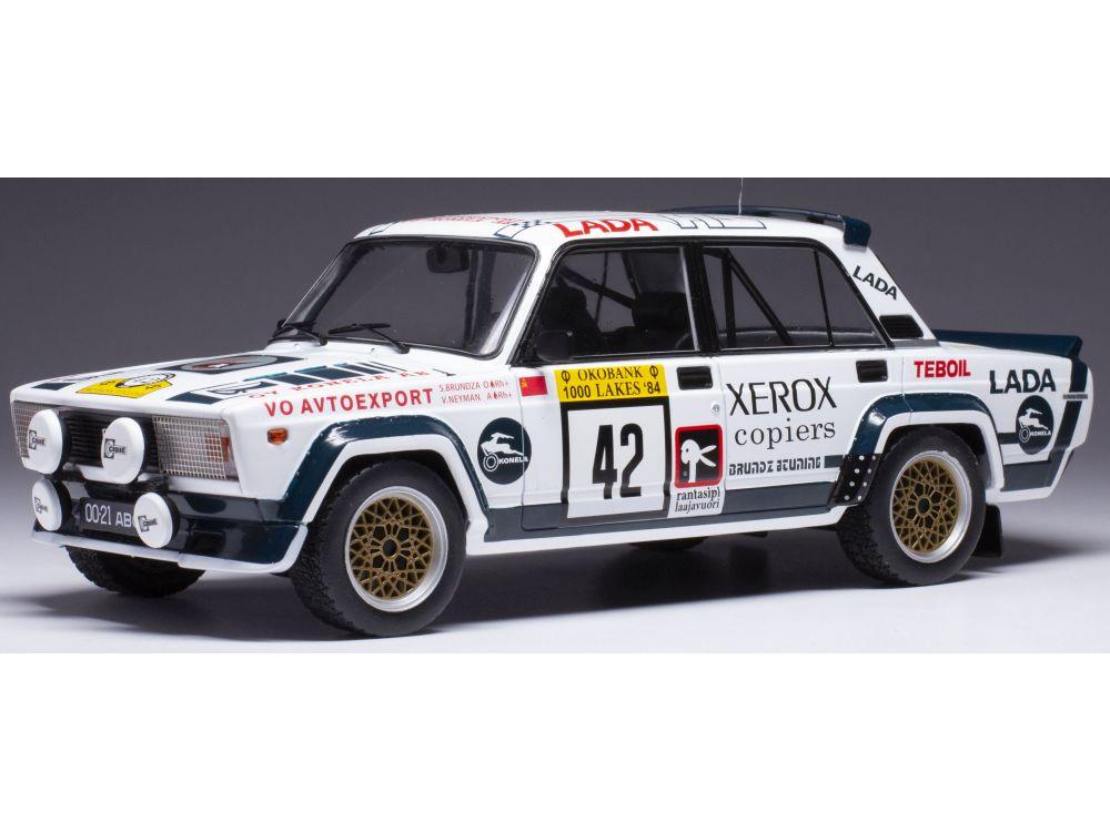 Lada 2105 VFTS #42 S.Brundza/V.Neyman 1000 Lakes Rally 1984 1:18 Scale Diecast Model-IXO-Diecast Model Centre