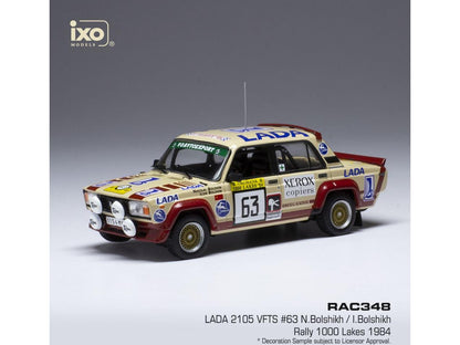Lada 2105 VFTS #63 1000 Lakes Rallye 1984 N.Bolshikh/I.Bolshikh 1:43 Scale IXO Diecast Model Car-IXO-Diecast Model Centre