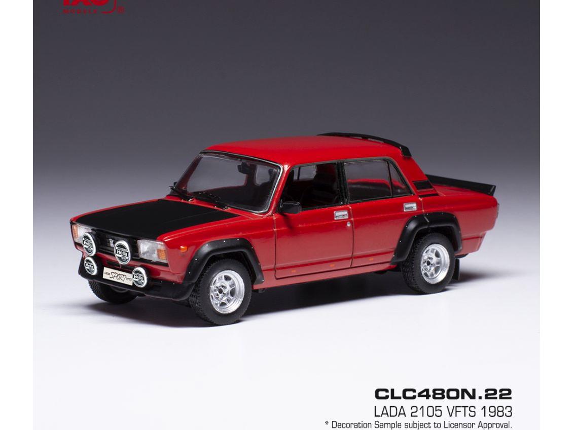Lada 2105 VFTS Red 1983 1:43 Scale IXO Diecast Model Car-IXO-Diecast Model Centre