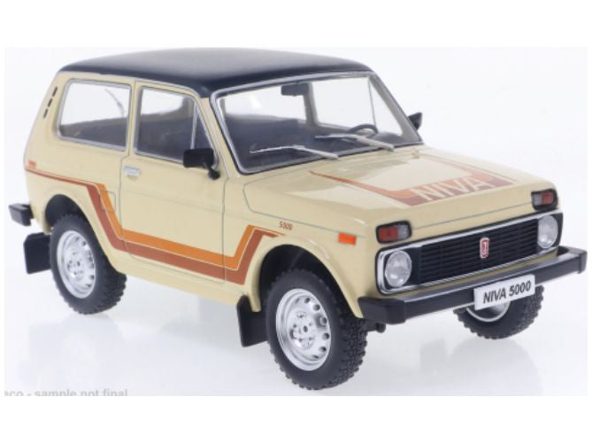 Lada Niva 5000 1980 beige - 1:24 Scale Model Car-WhiteBox-Diecast Model Centre