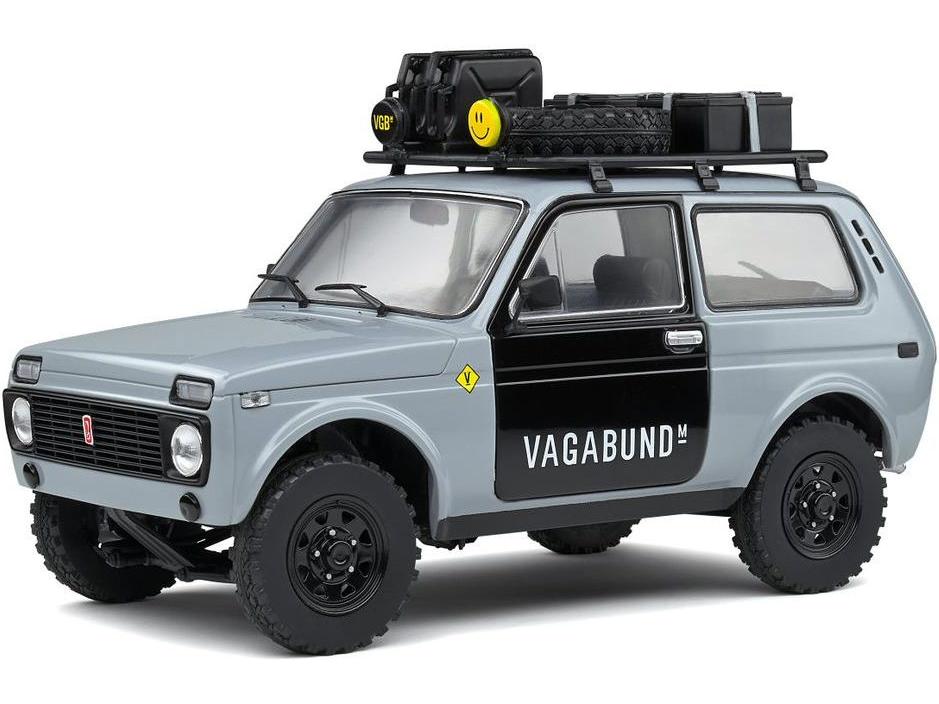 Lada Niva 'vlada' 1980 Grey 1:18 Scale Solido Diecast Model-Solido-Diecast Model Centre
