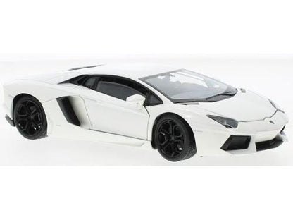 Lamborghini Aventador LP 700-4 White 1:24 Scale Welly Diecast Model-Welly-Diecast Model Centre