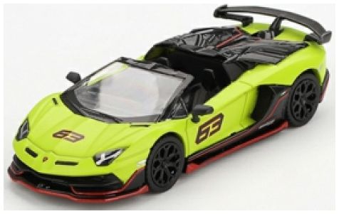 Lamborghini Aventador SVJ 63 Roadster Verde Shock (LHD) 1:64 Scale MINI GT Diecast Model-MINI GT-Diecast Model Centre