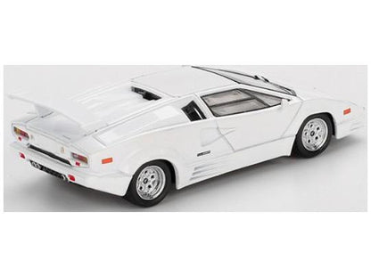 Lamborghini Countach 25th Anniversary White (LHD) 1:64 Scale MINI GT Diecast Model Car-MINI GT-Diecast Model Centre