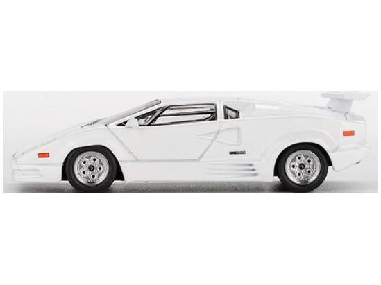 Lamborghini Countach 25th Anniversary White (LHD) 1:64 Scale MINI GT Diecast Model Car-MINI GT-Diecast Model Centre