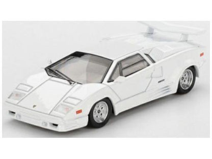 Lamborghini Countach 25th Anniversary White (LHD) 1:64 Scale MINI GT Diecast Model Car-MINI GT-Diecast Model Centre