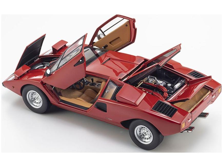 Lamborghini Countach LP400 1974 Red 1:18 Scale Diecast Model Car – Kyosho-Kyosho-Diecast Model Centre