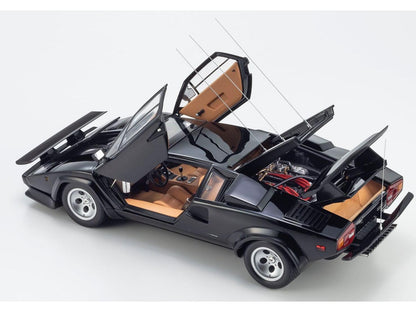 Lamborghini Countach LP400S The Cannonball Run Black 1:18 Scale Kyosho Diecast Model Car-Kyosho-Diecast Model Centre