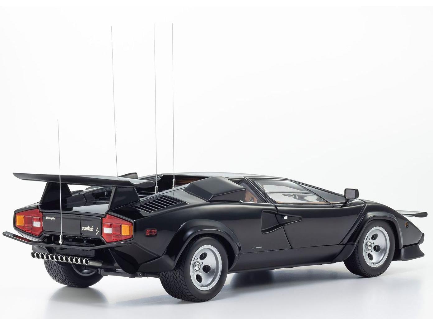 Lamborghini Countach LP400S The Cannonball Run Black 1:18 Scale Kyosho Diecast Model Car-Kyosho-Diecast Model Centre