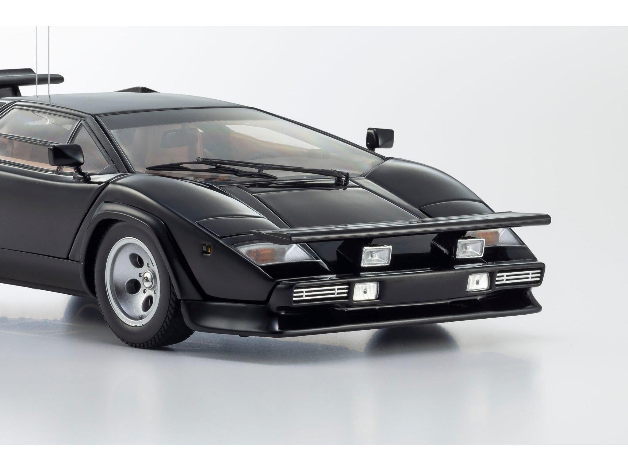 Lamborghini Countach LP400S The Cannonball Run Black 1:18 Scale Kyosho Diecast Model Car-Kyosho-Diecast Model Centre