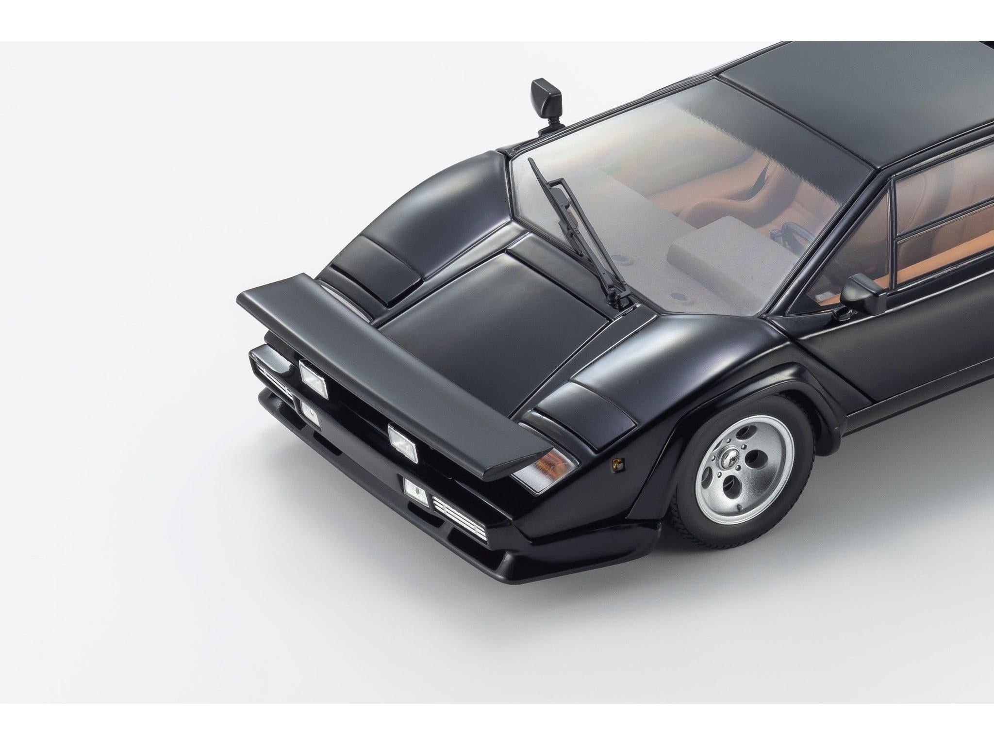 Lamborghini Countach LP400S The Cannonball Run Black 1:18 Scale Kyosho Diecast Model Car-Kyosho-Diecast Model Centre