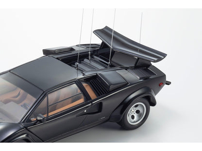 Lamborghini Countach LP400S The Cannonball Run Black 1:18 Scale Kyosho Diecast Model Car-Kyosho-Diecast Model Centre