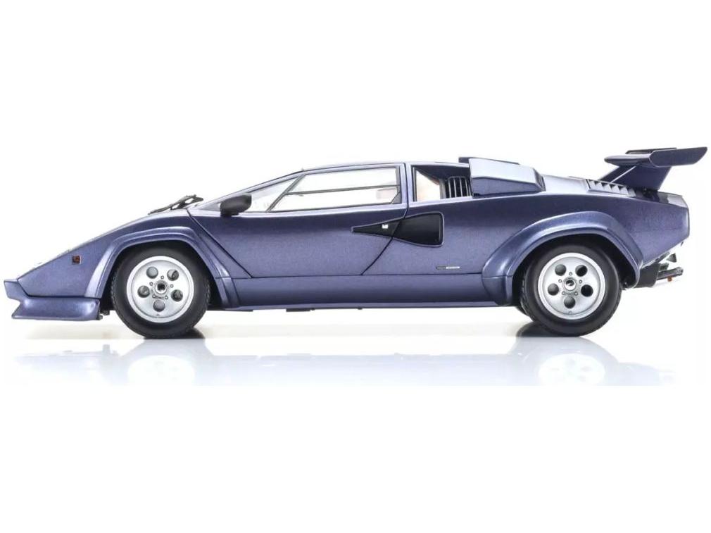 Lamborghini Countach LP5000 Quattrovalvole Dark Blue 1:18 Scale Kyosho Diecast Model Car-Kyosho-Diecast Model Centre