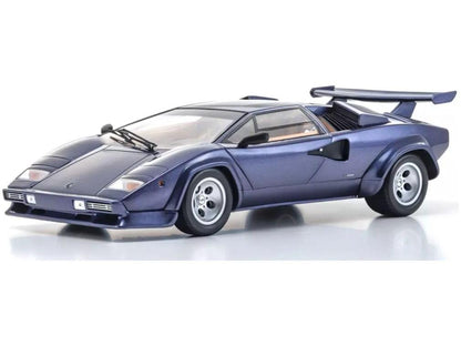Lamborghini Countach LP5000 Quattrovalvole Dark Blue 1:18 Scale Kyosho Diecast Model Car-Kyosho-Diecast Model Centre