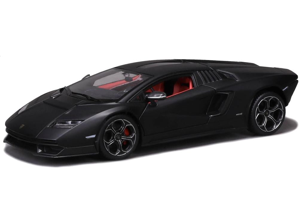 Lamborghini Countach LPI 800-4 Limited Edition Matt Black 1:24 Scale Diecast Car – Bburago-Bburago-Diecast Model Centre