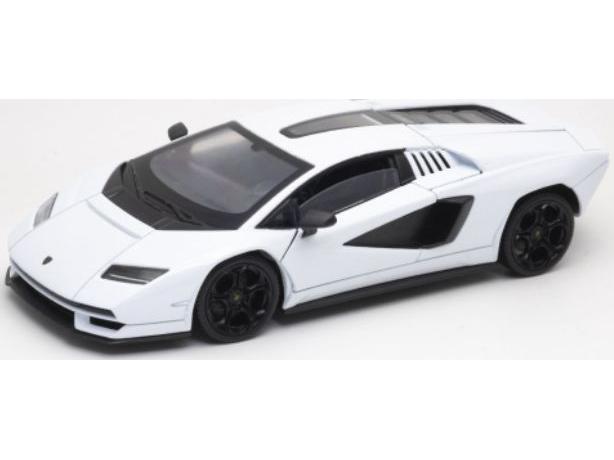 Lamborghini Countach LPI 800-4 White 1:24 Scale Welly Diecast Model-Welly-Diecast Model Centre
