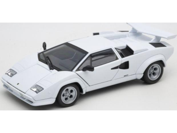 Lamborghini Countach White 1:24 Scale Welly Diecast Model-Welly-Diecast Model Centre