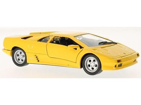 Lamborghini Diablo 1998 Yellow 1:24 Scale Welly Diecast Model-Welly-Diecast Model Centre