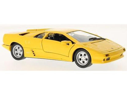 Lamborghini Diablo 1998 Yellow 1:24 Scale Welly Diecast Model-Welly-Diecast Model Centre