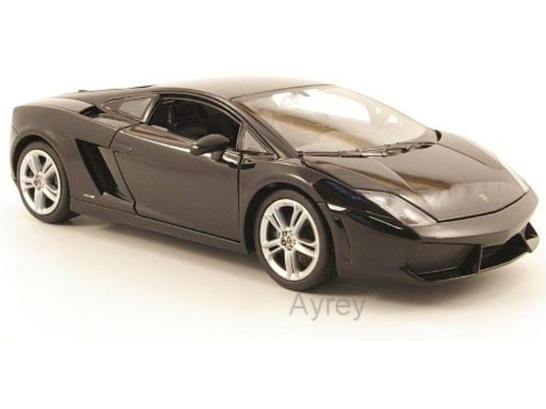 Lamborghini Gallardo LP560-4 Black 1:24 Scale Welly Diecast Model-Welly-Diecast Model Centre