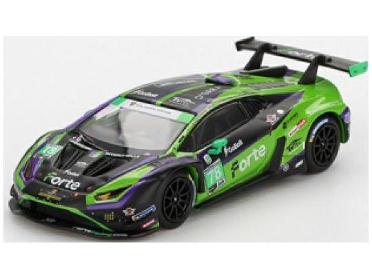 Lamborghini Huracan GT3 EVO2 #78 Forte Racing 2024 IMSA Daytona 24h (LHD) 1:64 Scale MINI GT Diecast Model Car-MINI GT-Diecast Model Centre