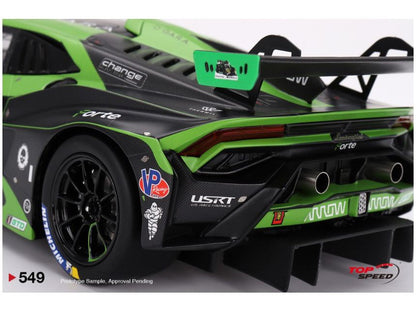 Lamborghini Huracan GT3 EVO2 #78 Forte Racing IMSA Daytona 24H 2023 - 1:18 Scale Resin Model Car-TopSpeed-Diecast Model Centre