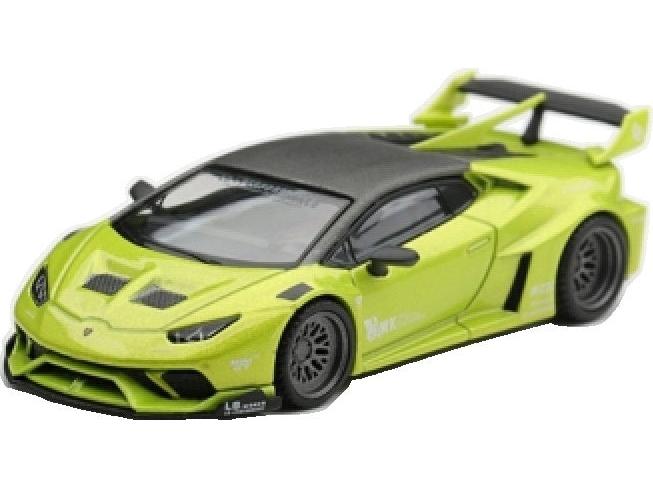 Lamborghini Huracan LB Works Lime Metallic (LHD) 1:64 Scale Diecast Car – MINI GT-MINI GT-Diecast Model Centre