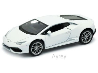 Lamborghini Huracan LP 610-4 White 1:24 Scale Welly Diecast Model-Welly-Diecast Model Centre