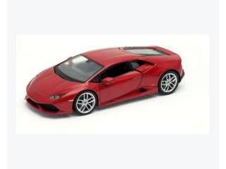 Lamborghini Huracan LP610-4 Red 1:24 Scale Welly Diecast Model-Welly-Diecast Model Centre