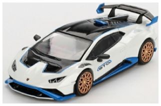 Lamborghini Huracan STO Bianco Asopo (RHD) 1:64 Scale MINI GT Diecast Model-MINI GT-Diecast Model Centre