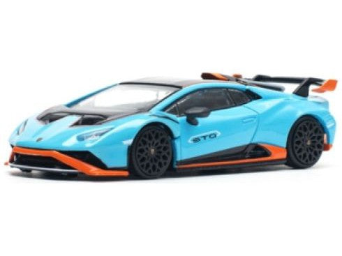 Lamborghini Huracan STO Blu Laufey/Arancio Xanto - 1:64 Car