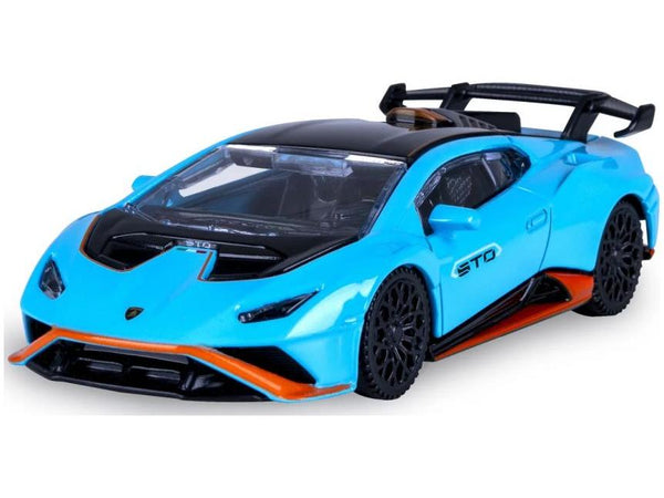 Lamborghini Huracan STO Blue 1:43 Scale Rastar Diecast Toy Car-Rastar-Diecast Model Centre