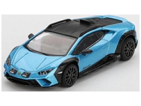 Lamborghini Huracan Sterrato Blu Aegir (LHD) (Blister Packaging) 1:64 Scale MINI GT Diecast Model-MINI GT-Diecast Model Centre
