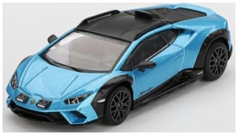 Lamborghini Huracan Sterrato Blu Aegir (RHD) 1:64 Scale MINI GT Diecast Model-MINI GT-Diecast Model Centre