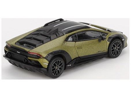 Lamborghini Huracan Sterrato Verde Gea Matt - 1:64 Scale-MINI GT-Diecast Model Centre