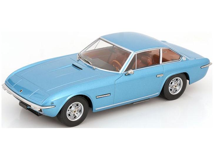 Lamborghini Islero S 1969 Light Blue Metallic 1:18 Scale KK Scale Diecast Model Car-KK Scale-Diecast Model Centre