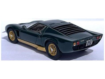 Lamborghini Miura P400S Millechiodi Green 1969 1:43 Scale Matrix Resin Model Car-Matrix-Diecast Model Centre