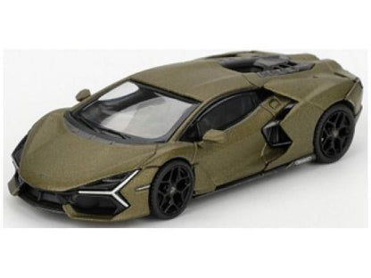 Lamborghini Revuelto Verde Gea Matte (LHD) 1:64 Scale MINI GT Diecast Model Car-MINI GT-Diecast Model Centre
