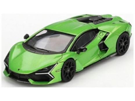 Lamborghini Revuelto Verde Selvans (LHD) 1:64 Scale MINI GT Diecast Model-MINI GT-Diecast Model Centre