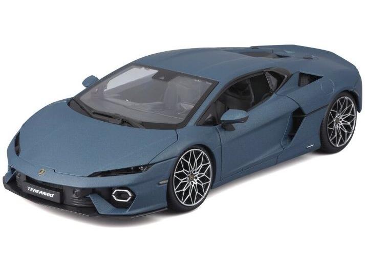 Lamborghini Temerario 2025 Blue 1:18 Scale Bburago Diecast Model Car-Bburago-Diecast Model Centre
